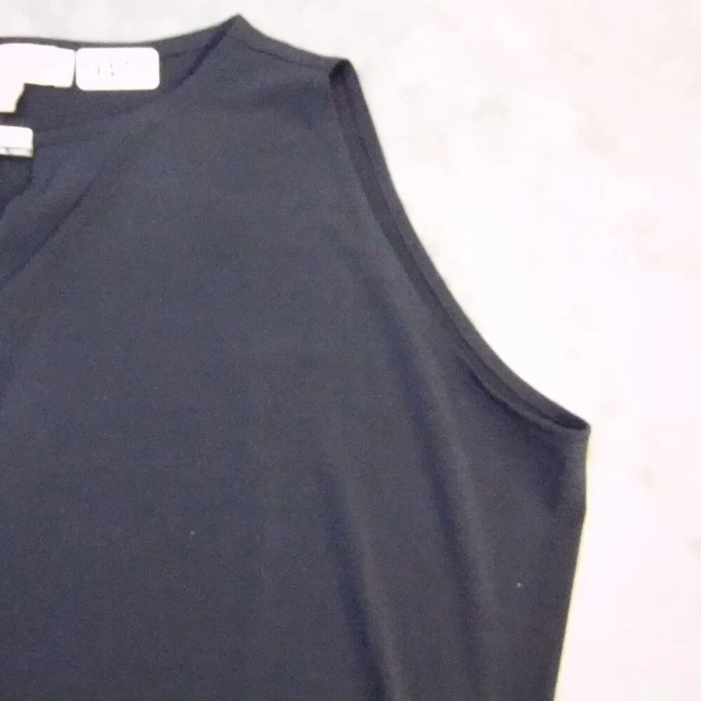 Michael Kors Shirt Womens Medium Blue Lightweight Casual Sleeveless Stretch